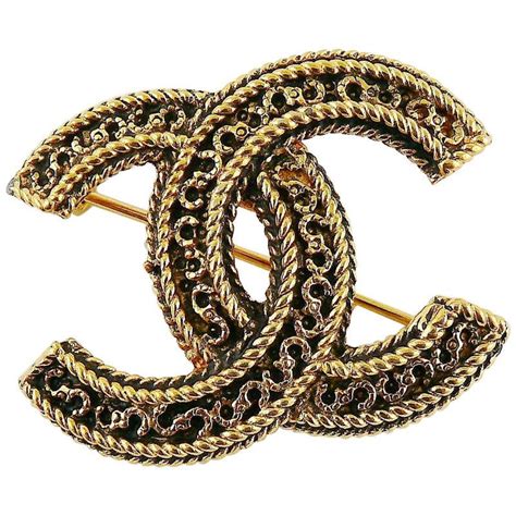 chanel glasses brooch|vintage Chanel brooch for sale.